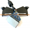 PlayStation 2 PS2 RGB SCART PACKAPUNCH cable + Composite Sync CSYNC